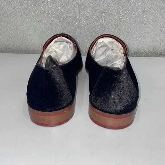 Carlos Santana Men's Black Prince Velvet Loafers Size 9.5D